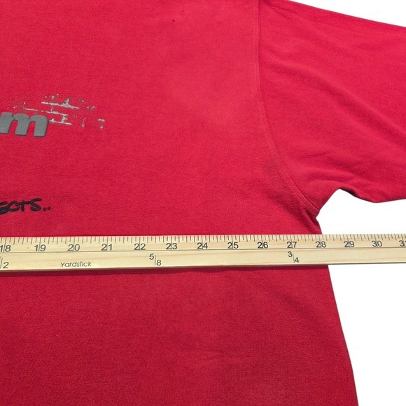 Vintage‎ Def Jam University Size XXL Short Sleeve T-shirt Red Vtg Hip Hop Rap - Picture 8 of 9